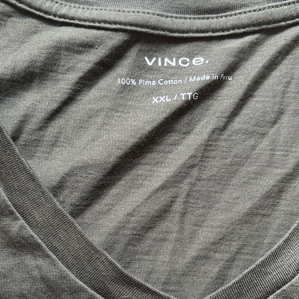 Vince Pima Cotton V-neck - Picture 3 of 3